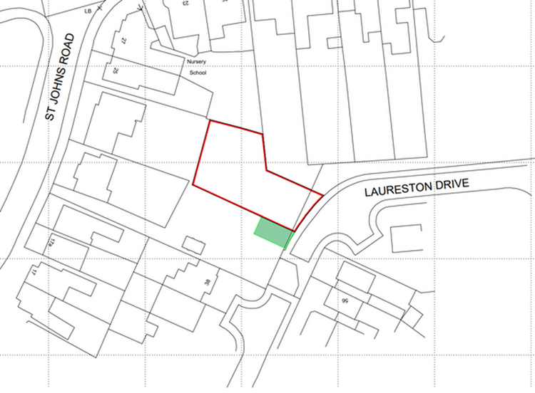 Land at the back of 23 St Johns Road, Stoneygate, Leicester, Leicestershire LE2 2BL
