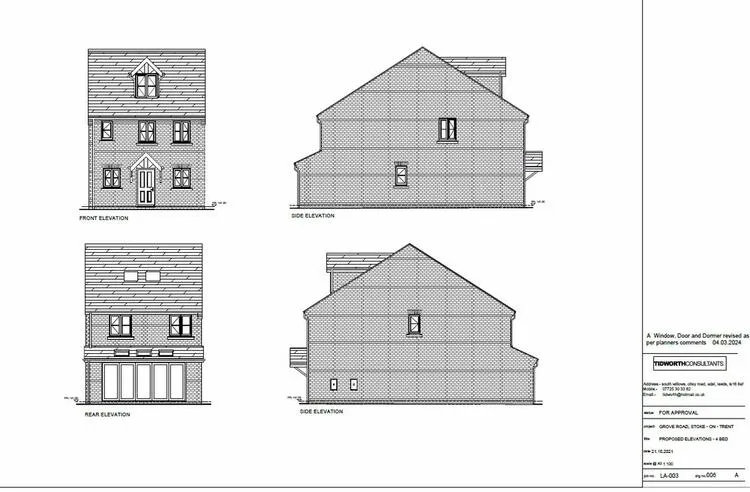 Land off Grove Road, Stoke-On-Trent, Staffordshire ST4 4LH