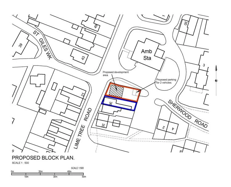 Building plot adjacent to 36 Lime Tree Road, Matlock, Derbyshire DE4 3EJ