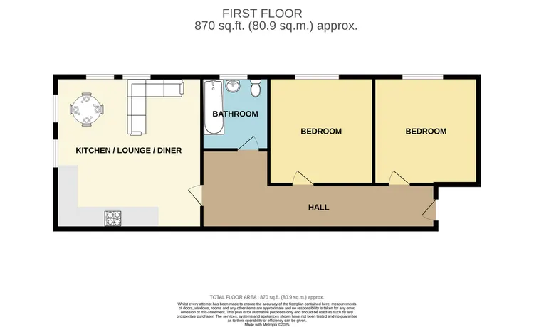 Flat 6, 80 The Parade, Oadby, Leicester LE2 5BF