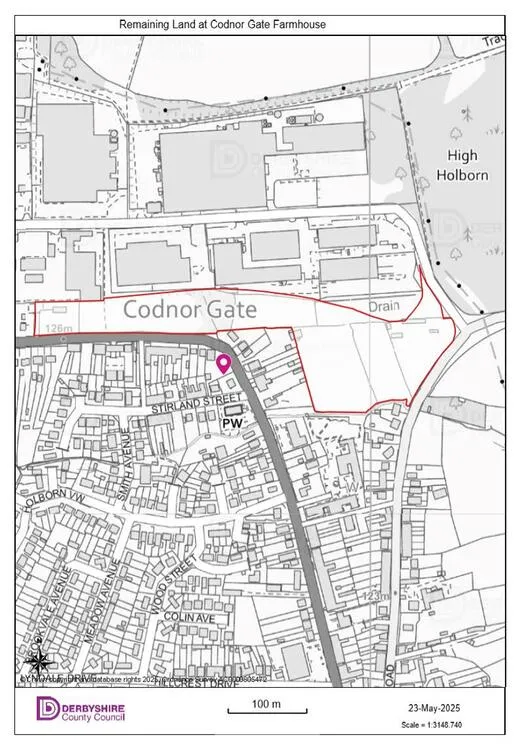 Land and Farmhouse at Codnor Gate Industrial Estate, Nottingham Road, Ripley DE5 3JX