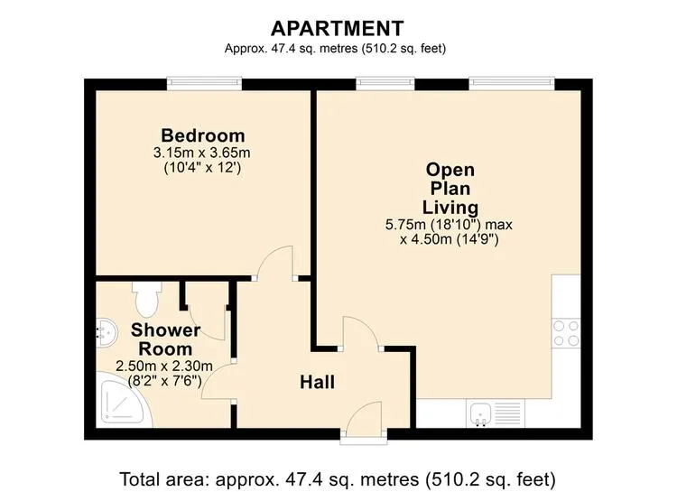 Apartment 21, St. Crispins Court, Stockwell Gate, Mansfield NG18 5GL