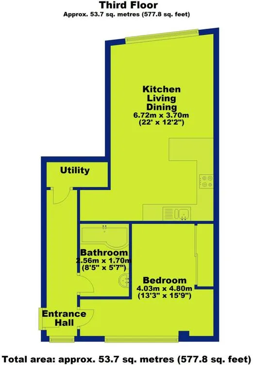 Flat 28, St. Marys Court, 21 St. Marys Gate, Nottingham NG1 1AY