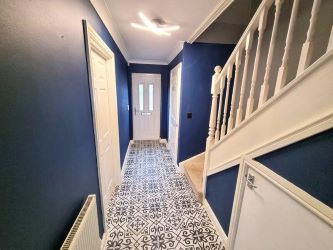 REDUCED - Three bedroom semi detached house with enclosed rear garden and off road parking located in the popular area of Hengoed. Sold with vacant possession.