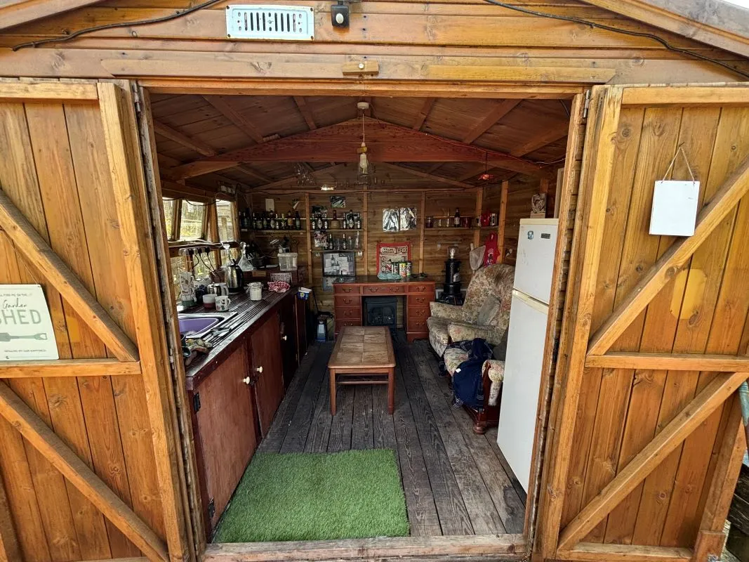 A traditional three-bedroom semi-detached house situated in the established residential area of Garden Suburbs in Trimsaran, offering scope for modernisation and improvement.