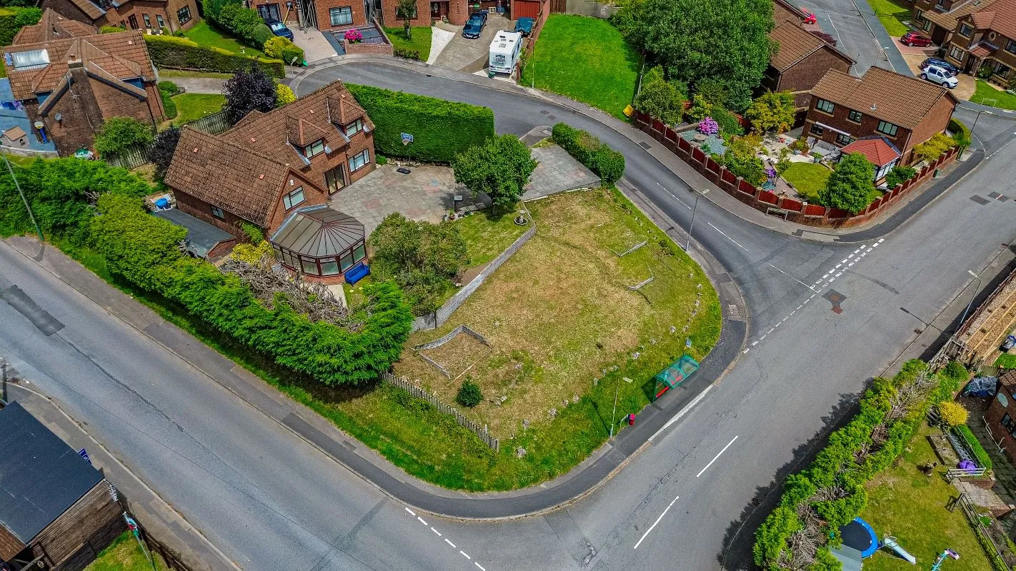 Opportunity to acquire plot of land of approx 0.1 acre with granted planning permission for a 4 bedroom detached property with parking located in a quiet residential development in Energlyn, Caerphilly,