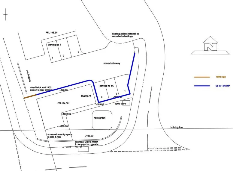 Opportunity to acquire plot of land of approx 0.1 acre with granted planning permission for a 4 bedroom detached property with parking located in a quiet residential development in Energlyn, Caerphilly,