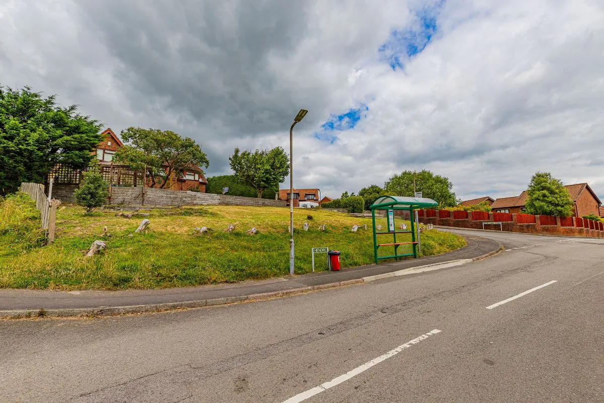 Opportunity to acquire plot of land of approx 0.1 acre with granted planning permission for a 4 bedroom detached property with parking located in a quiet residential development in Energlyn, Caerphilly,