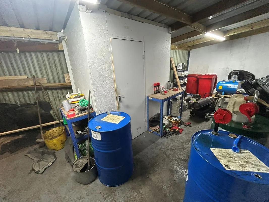 Detached garage/workshop facing Gelligaer Street in Cathays with two storey section to the rear of the property. Sold with vacant possession and with potential for a variety of uses, subject to consents.