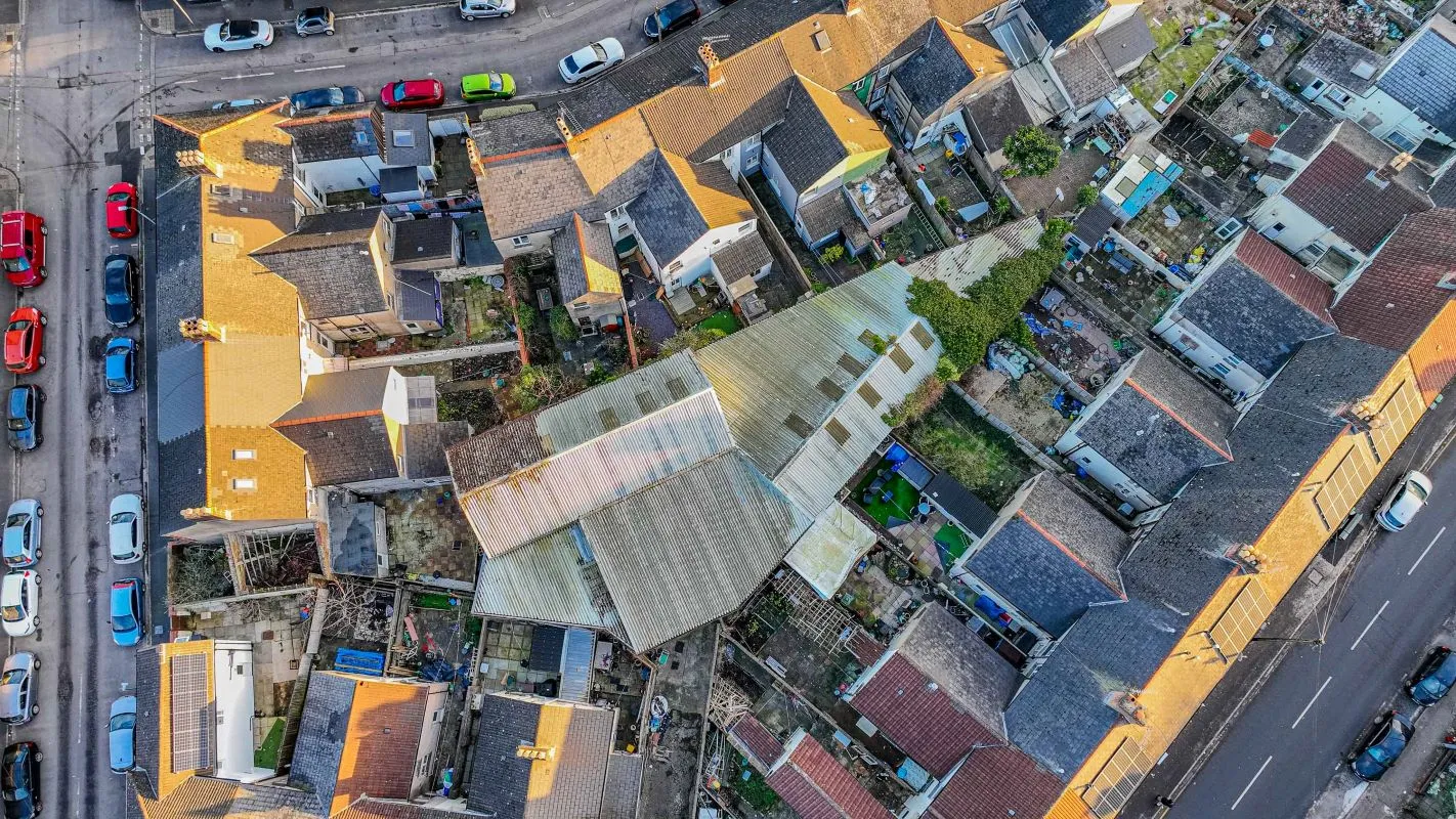 Large warehouse/workshop extending to approximately 5400 sq ft (502 sqm) which could be suitable for a wide variety of uses or complete redevelopment, subject to any necessary consents.