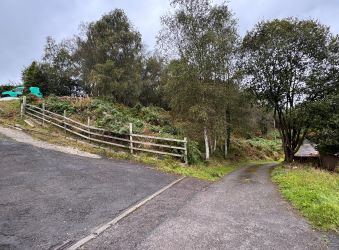 REDUCED - Development land with planning consent to erect two four bedroom detached dwellings with associated retaining works and new road access at the rear of Llancayo Street in Bargoed.