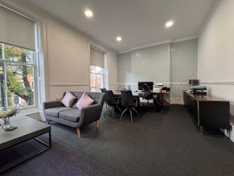 An Impressive Grade II listed three-storey red brick mid terraced office building. Partially modernised recently and also benefiting from a modern extension with its own stair core. Total area of 4020 sqft (373sqm) approx.