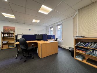 An Impressive Grade II listed three-storey red brick mid terraced office building. Partially modernised recently and also benefiting from a modern extension with its own stair core. Total area of 4020 sqft (373sqm) approx.