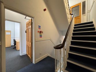 An Impressive Grade II listed three-storey red brick mid terraced office building. Partially modernised recently and also benefiting from a modern extension with its own stair core. Total area of 4020 sqft (373sqm) approx.