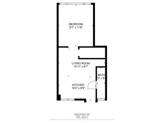 Ground floor one bedroom apartment in very good condition with private parking and garden. Ready to move in for a investor or owner occupier.