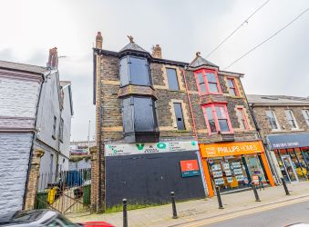 A development opportunity to acquire this three storey mixed use building for refurbishment ideally located in a popular high street in Tonypandy. Sold with vacant possession.