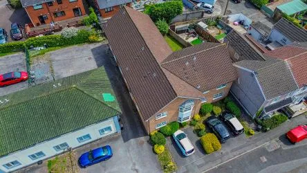Freehold building consisting of Eight X 2 bedroom flats conveniently located in Baglan just off A48 and M4 corridor with rents totaling £55,600 pa representing an Initial Gross Yield of circa 11%.