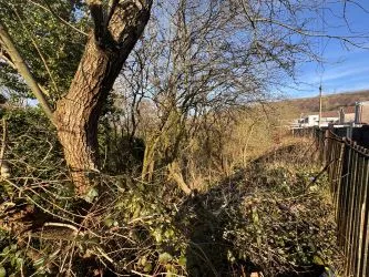 Approx. 2 acres of former dismantled railway land available to the west of Coedpenmaen Road in Pontypridd.