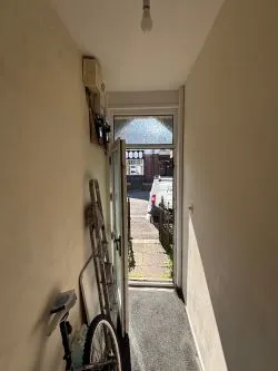 Bay-fronted end of terrace property converted into two apartments in this popular and well regarded area of Llanelli.