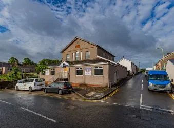 Freehold detached two storey commercial building with open space on the ground floor and ancillary space to the first floor and parking spaces to the front of the property. Could be used for variety of uses subject to necessary consent.