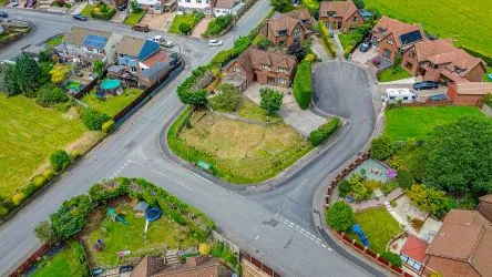 Opportunity to acquire plot of land of approx 0.1 acre with granted planning permission for a 4 bedroom detached property with parking located in a quiet residential development in Energlyn, Caerphilly,