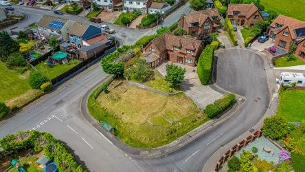 Opportunity to acquire plot of land of approx 0.1 acre with granted planning permission for a 4 bedroom detached property with parking located in a quiet residential development in Energlyn, Caerphilly,