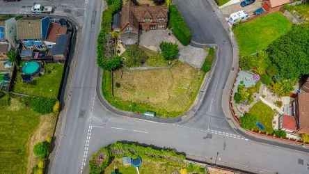 Opportunity to acquire plot of land of approx 0.1 acre with granted planning permission for a 4 bedroom detached property with parking located in a quiet residential development in Energlyn, Caerphilly,