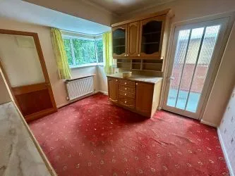 A substantial, four bedroom home in a generous plot with a driveway and double garage. Located on the edge of this popular village close to Abergavenny. In need of repair and improvement throughout.