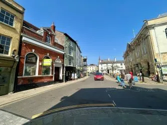 Attractive Grade II listed former bank in this prominent position in the centre of Monmouth with accommodation over three floors including the basement.