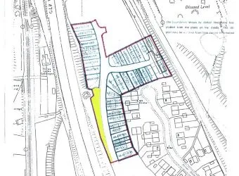 Nil Reserve - Strip of overgrown woodland ancillary land in Taffs Well close to the A470 facing Glan-y-Ffordd, Taffs Well.