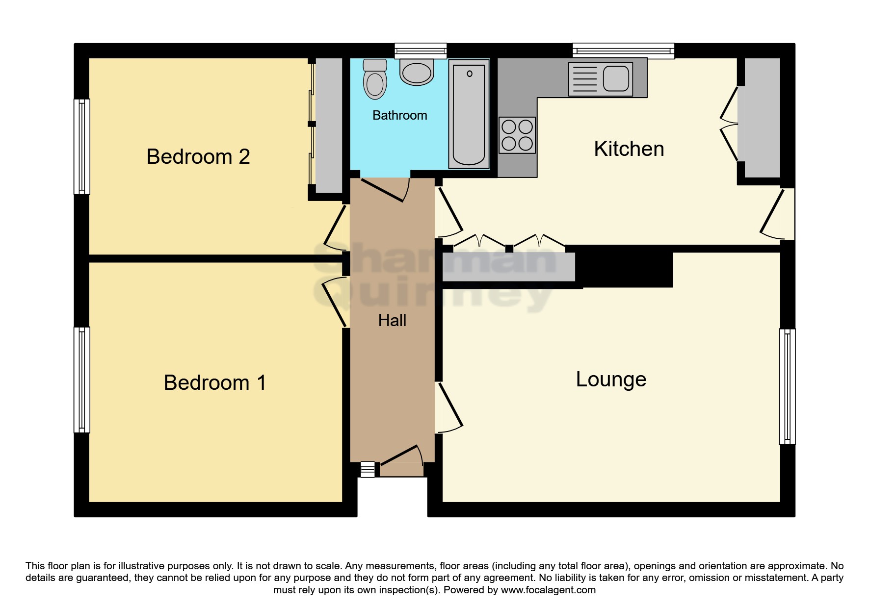 2 bed Detached Bungalow