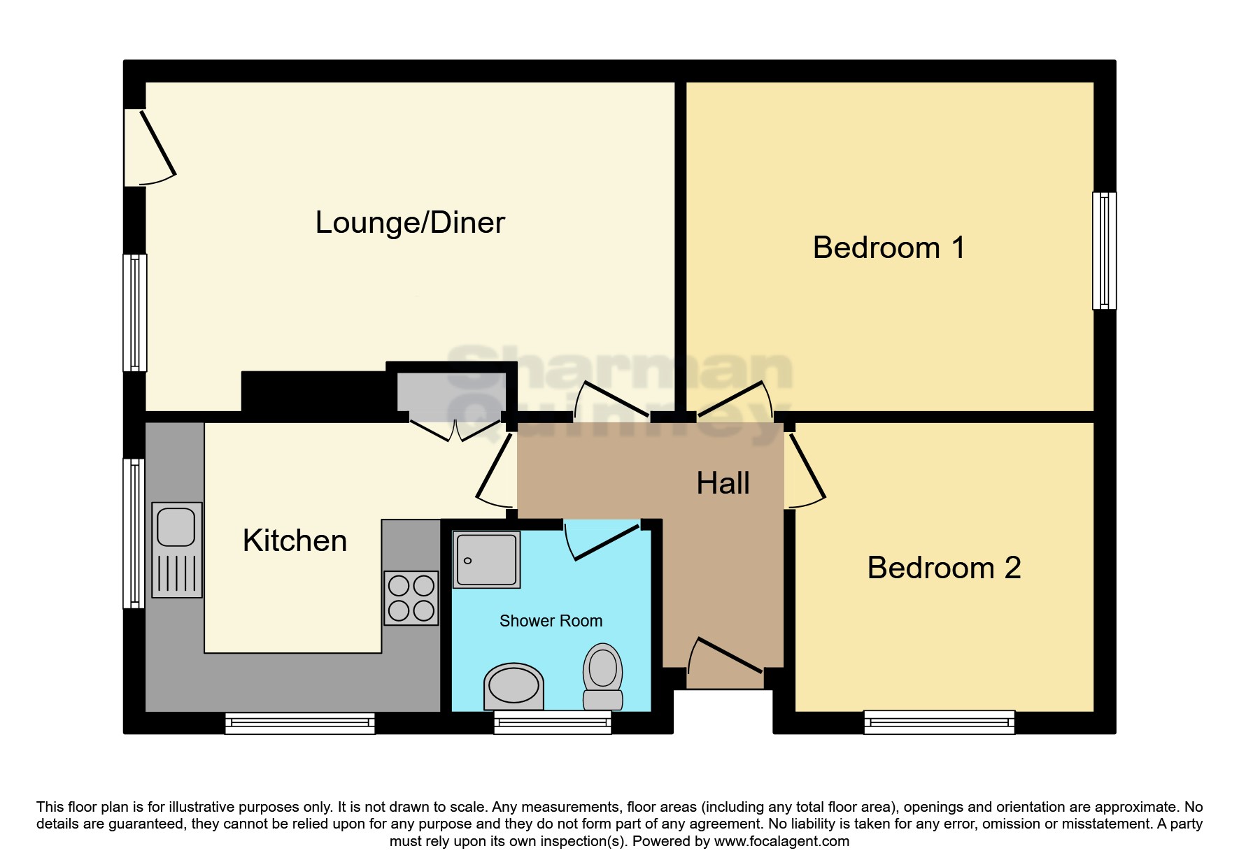 2 bed Detached Bungalow