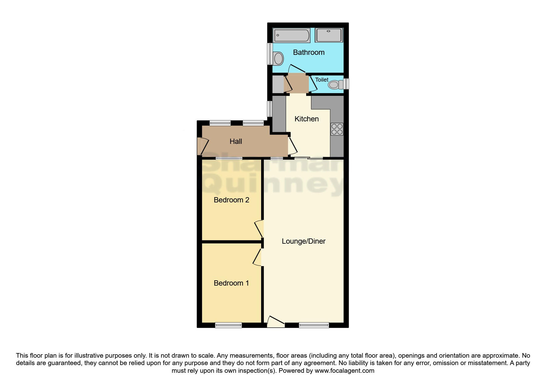 2 bed Detached Bungalow