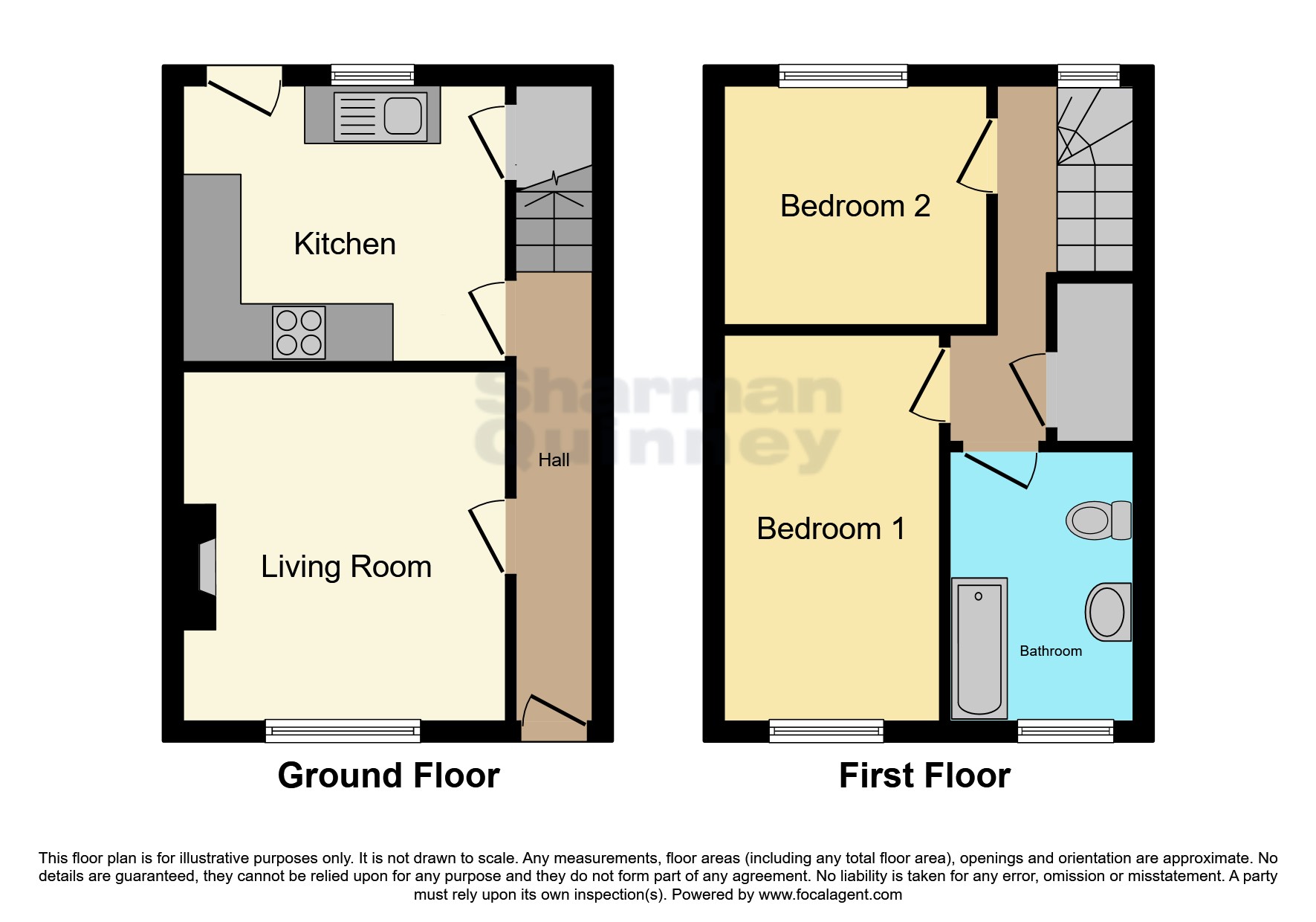 2 bed Semi-Detached