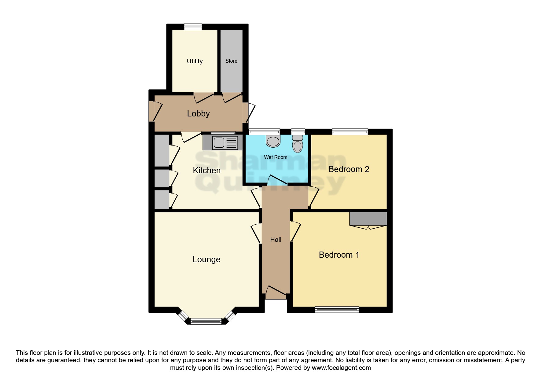 2 bed Terraced Bungalow