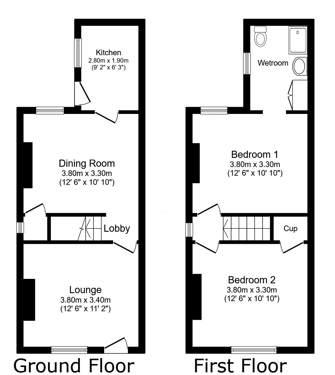 2 bed Semi-Detached