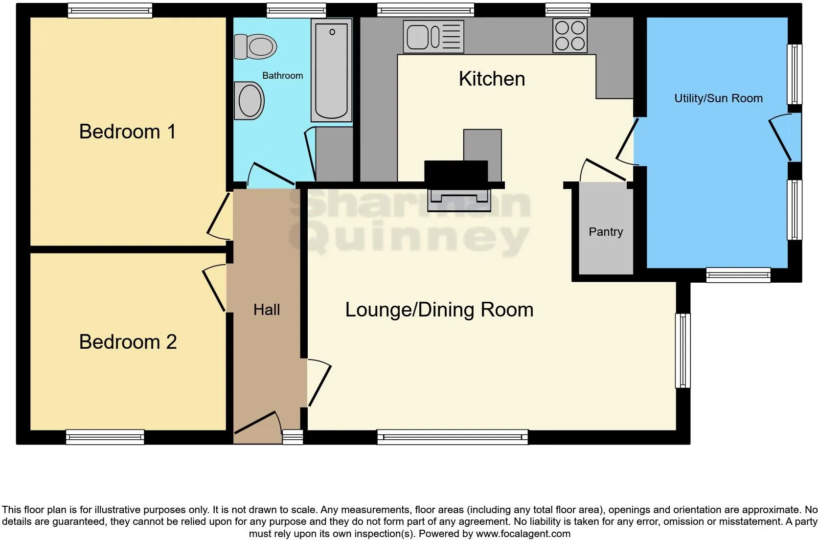 2 bed Detached Bungalow