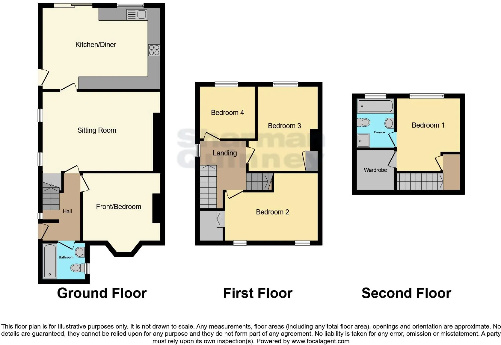 4 bed Semi-Detached
