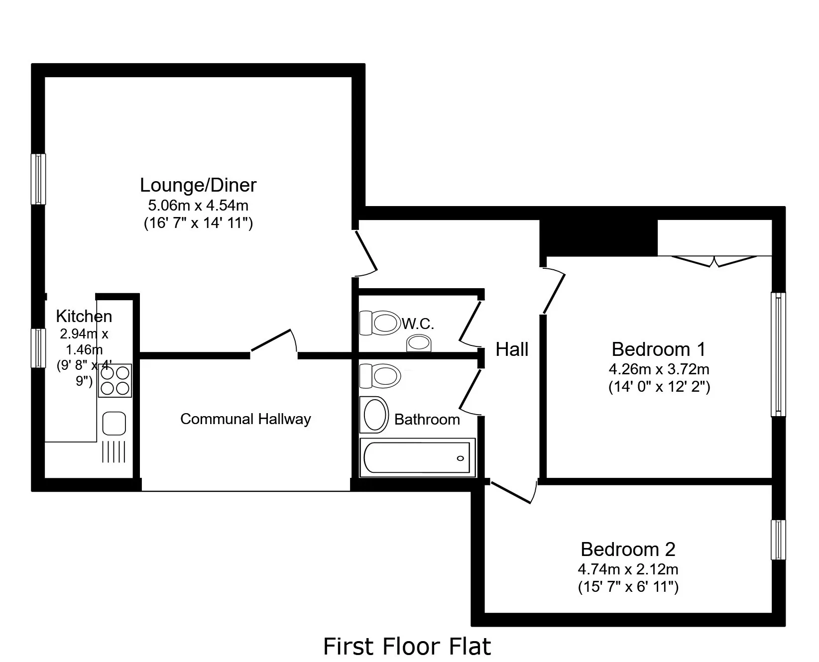 2 bed Apartment