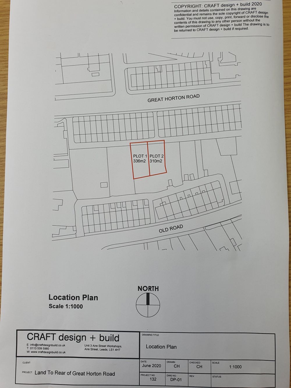 Plot 1 Land Rear of 853 - 855 Great Horton Road Bradford BD7 4AG