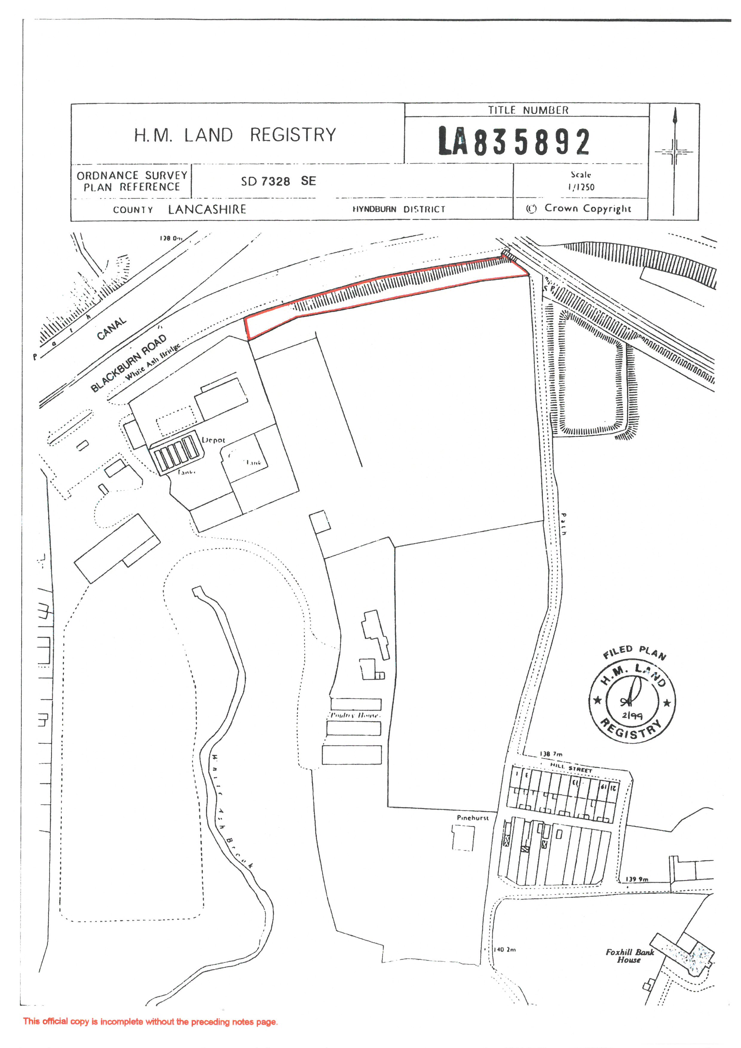 Land on south side of Blackburn Road Oswaldtwistle Nr Accrington BB5 4PE