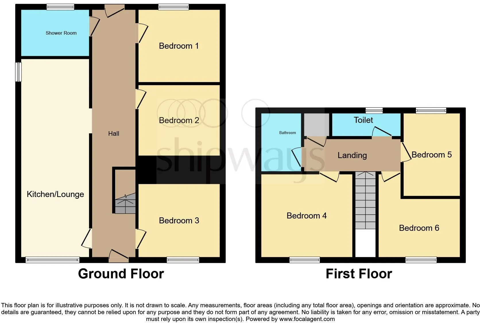 6 bed End of Terrace