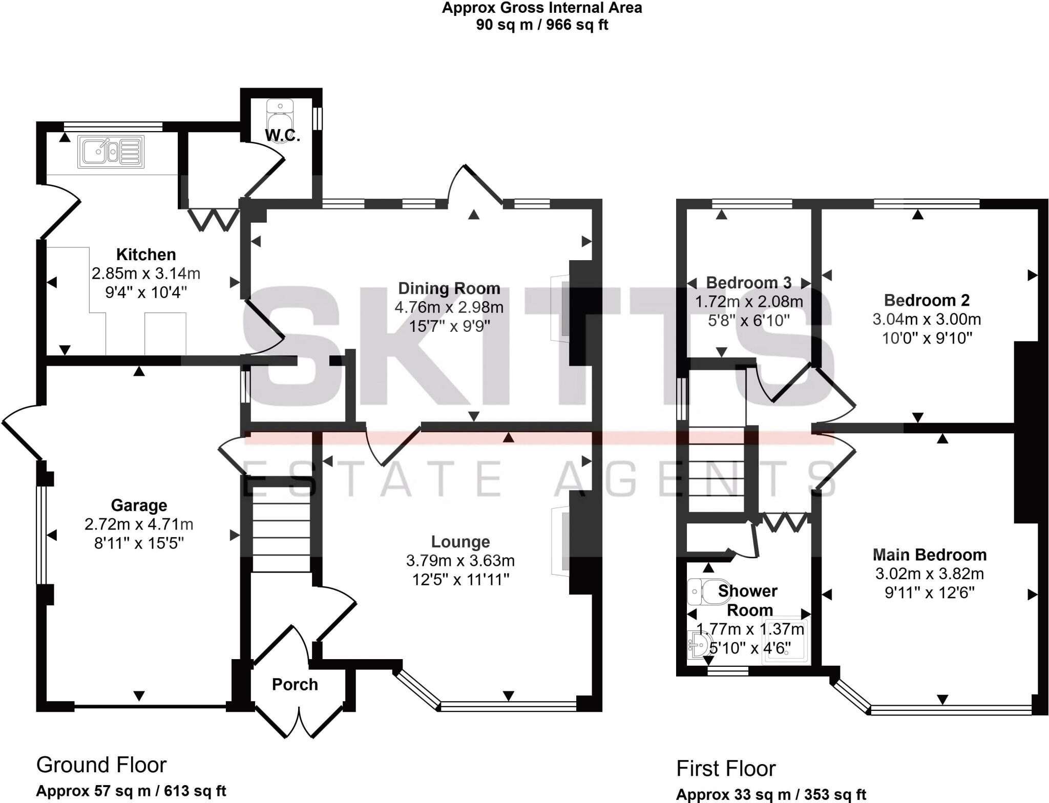 3 bed Semi-Detached