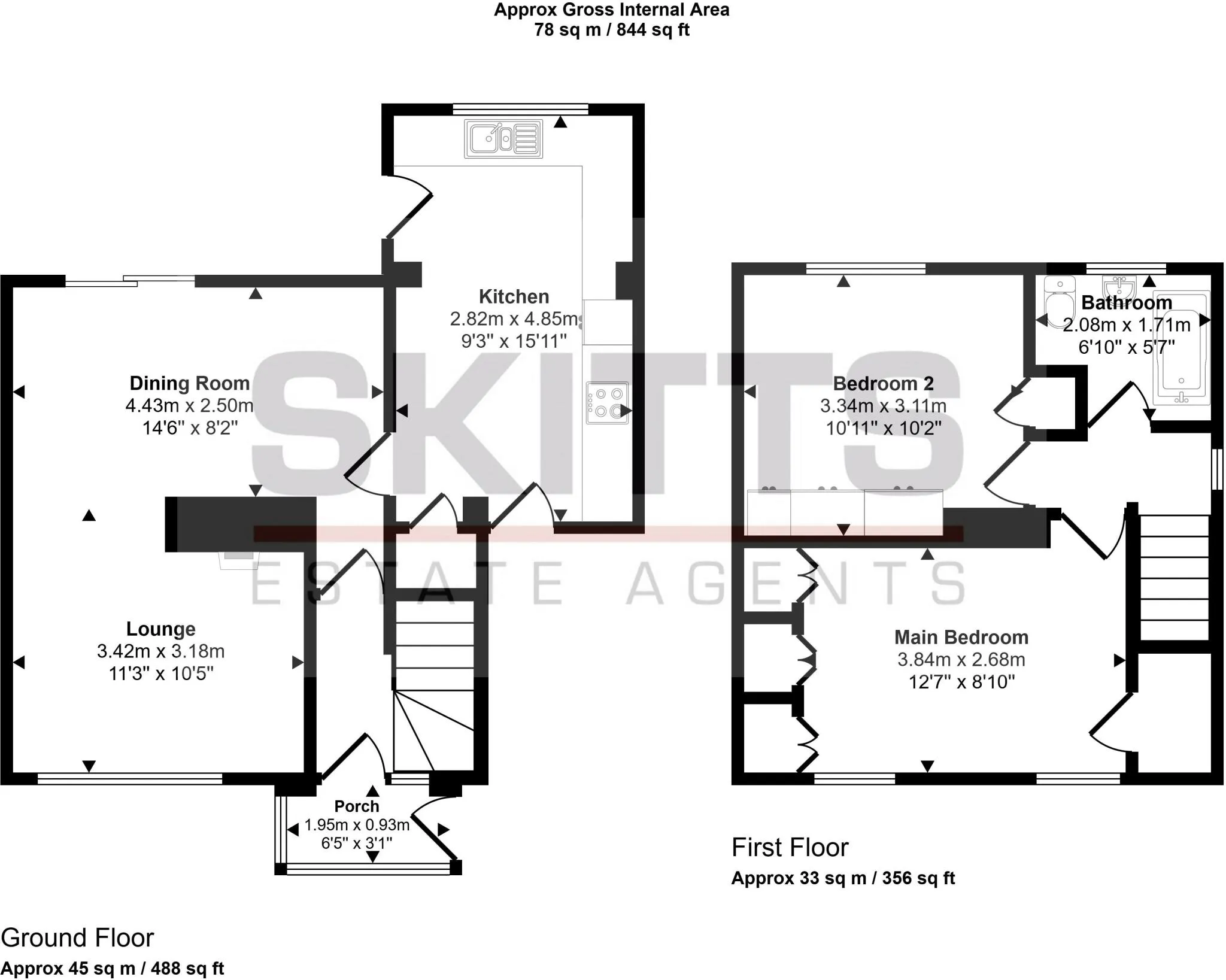2 bed Semi-Detached