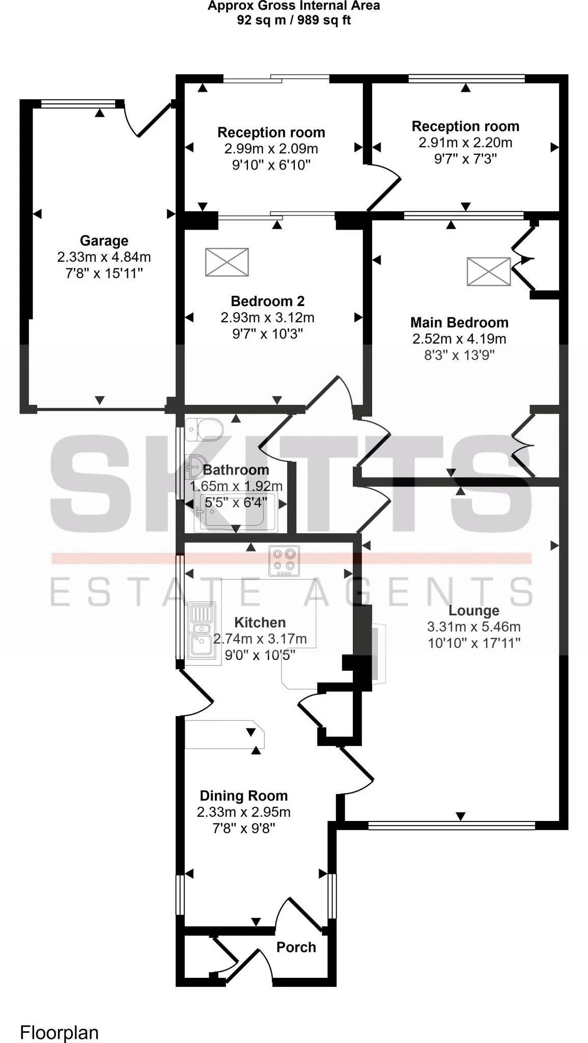 2 bed Detached Bungalow