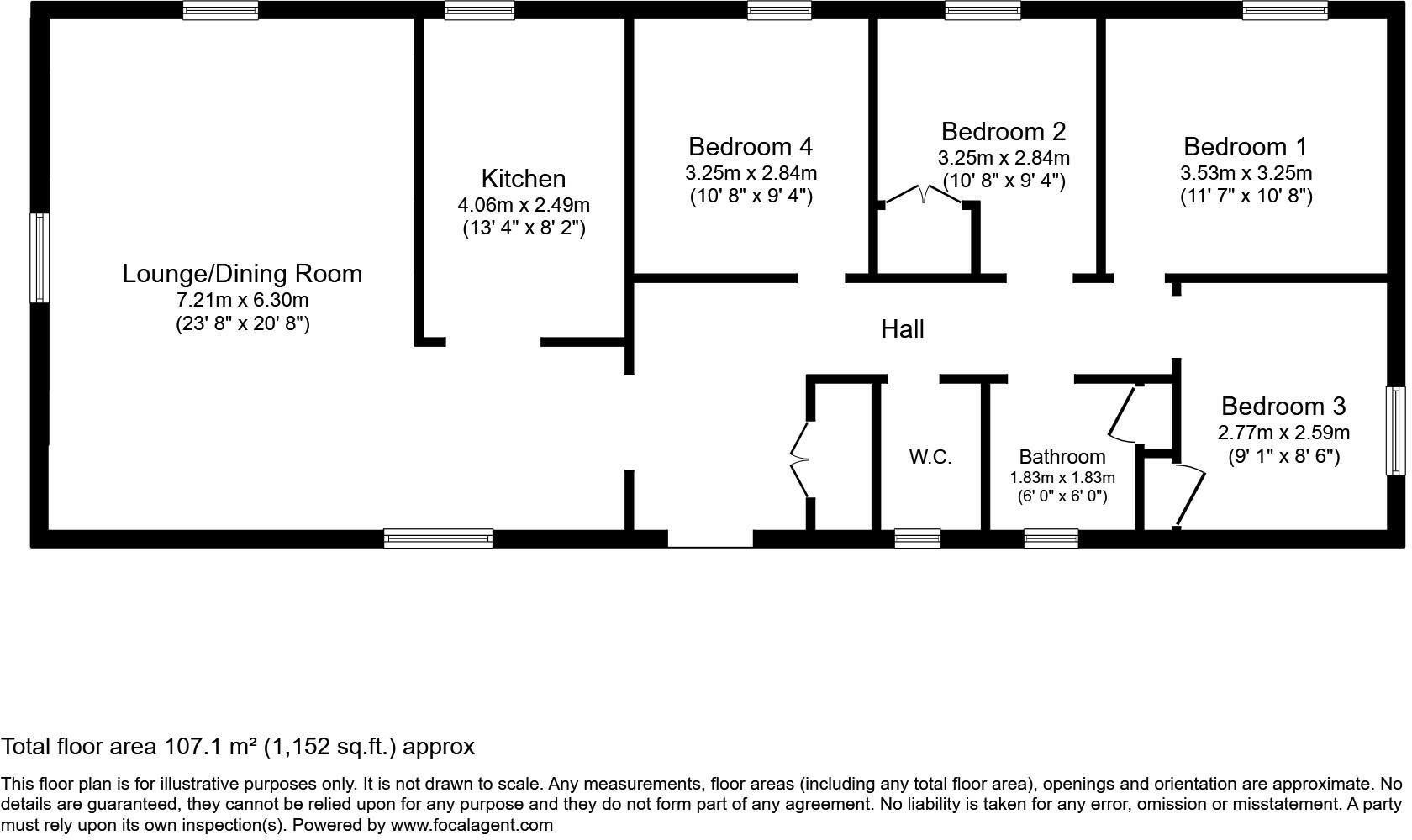 4 bed Detached Bungalow