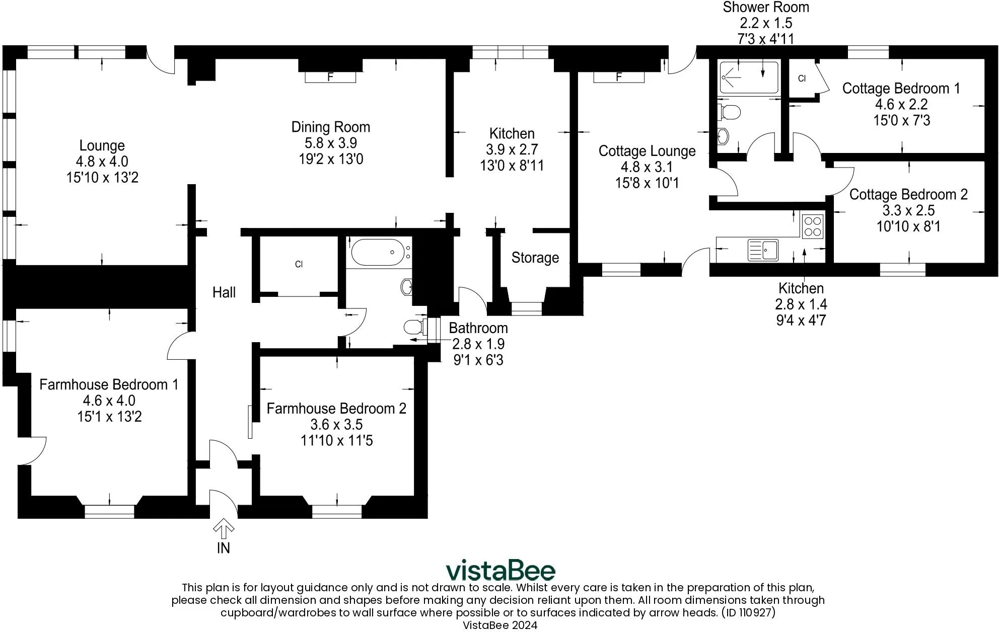 3 bed Farm House