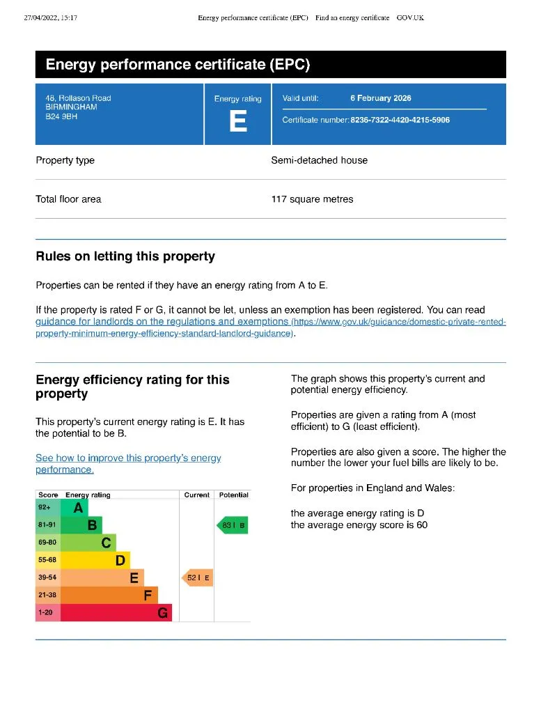 Rollason Road, Birmingham, West Midlands, B24 9BH - The free online property sales service.