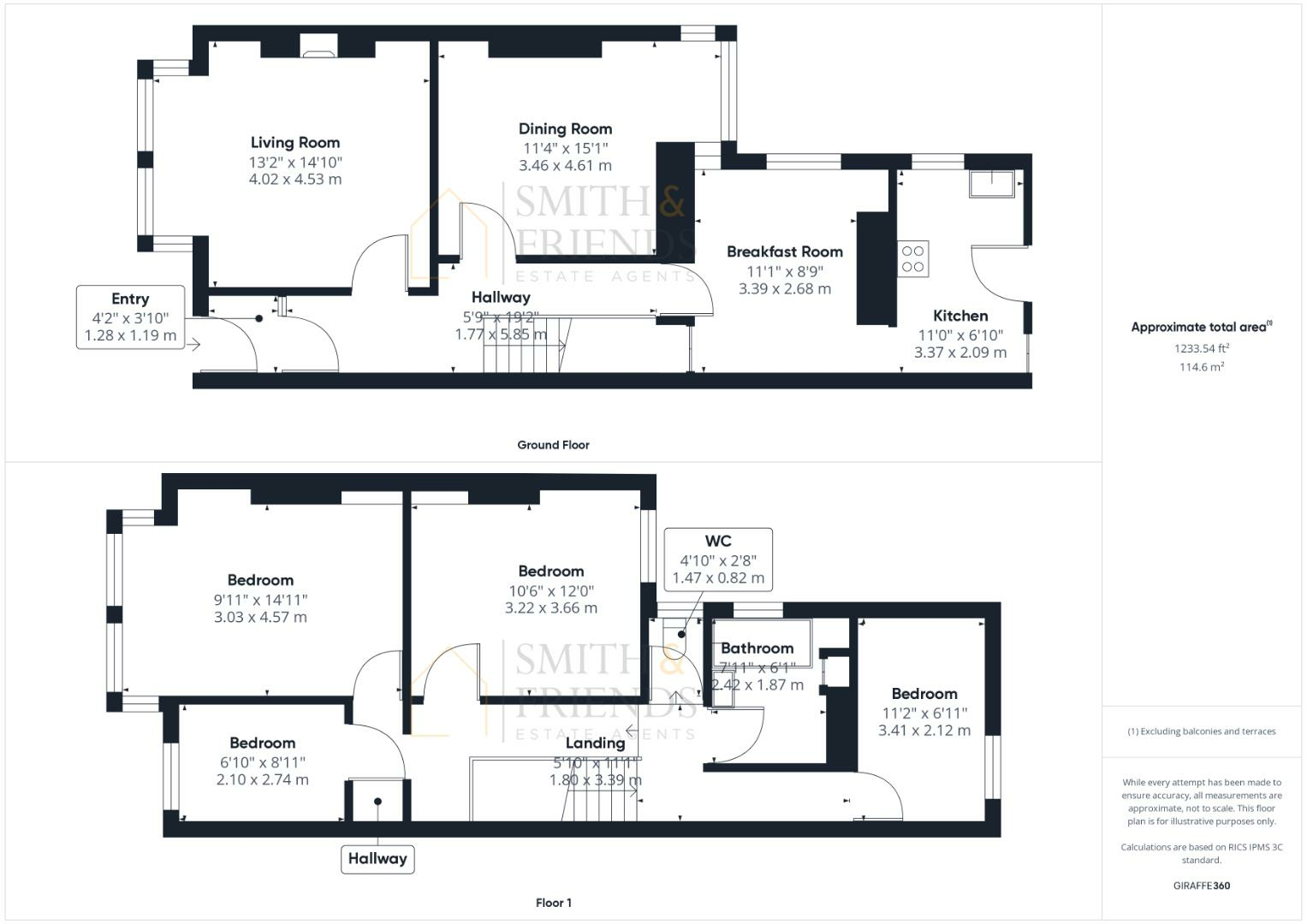 4 bed Semi-Detached