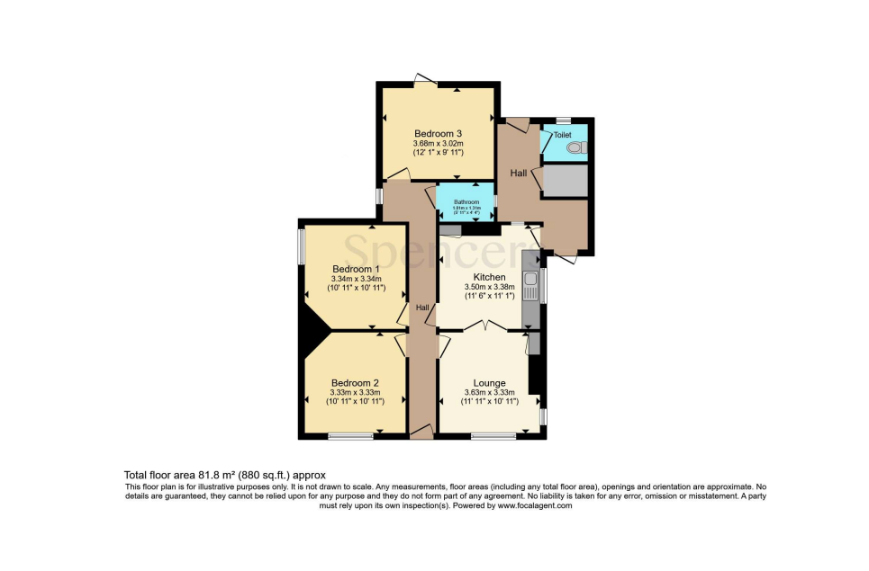 3 bed Detached Bungalow